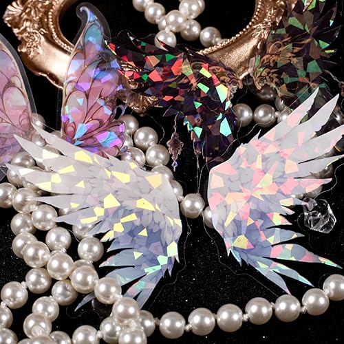 Miniatura 5 de Alideco 120 piezas Pegatinas para Álbumes de Recortes Figuras Retro Scrapbooking Diario Basura Manualidades Embellecimiento Decoración Pegatinas