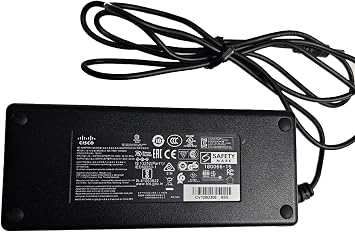 Genuine MA-PWR-100WAC 640-76010 54V 1.85A 100W AC/DC Adapter Compatible with Cisco Meraki MX68 MX68W MX68CW MX75 MX68-HW MX68W-HW MX68CW-HW MX75-HW SD-WAN Security License Power Supply Cord Charger
