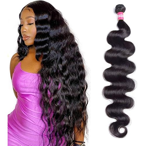 Brazilian Hair Bundles 12A Grade Unprocessed Human Hair Bundle 30 Inch Long Body Wave Bundle Human Hair Extensions One Bundle