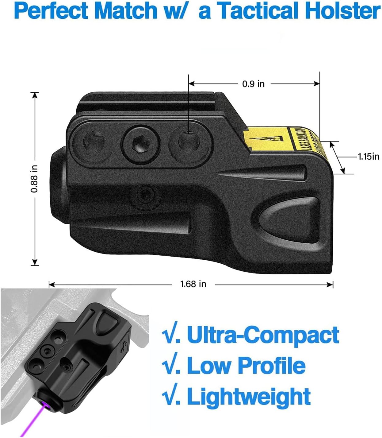 Gmconn Rechargeable Green/Blue/Red/IR/Purple Beam, Low Profile Beams Compatible with 21MM Rail Gmconn Rechargeable Green/Blue/Red/IR/Purple Beam, Low Profile Beams Compatible with 21MM Rail