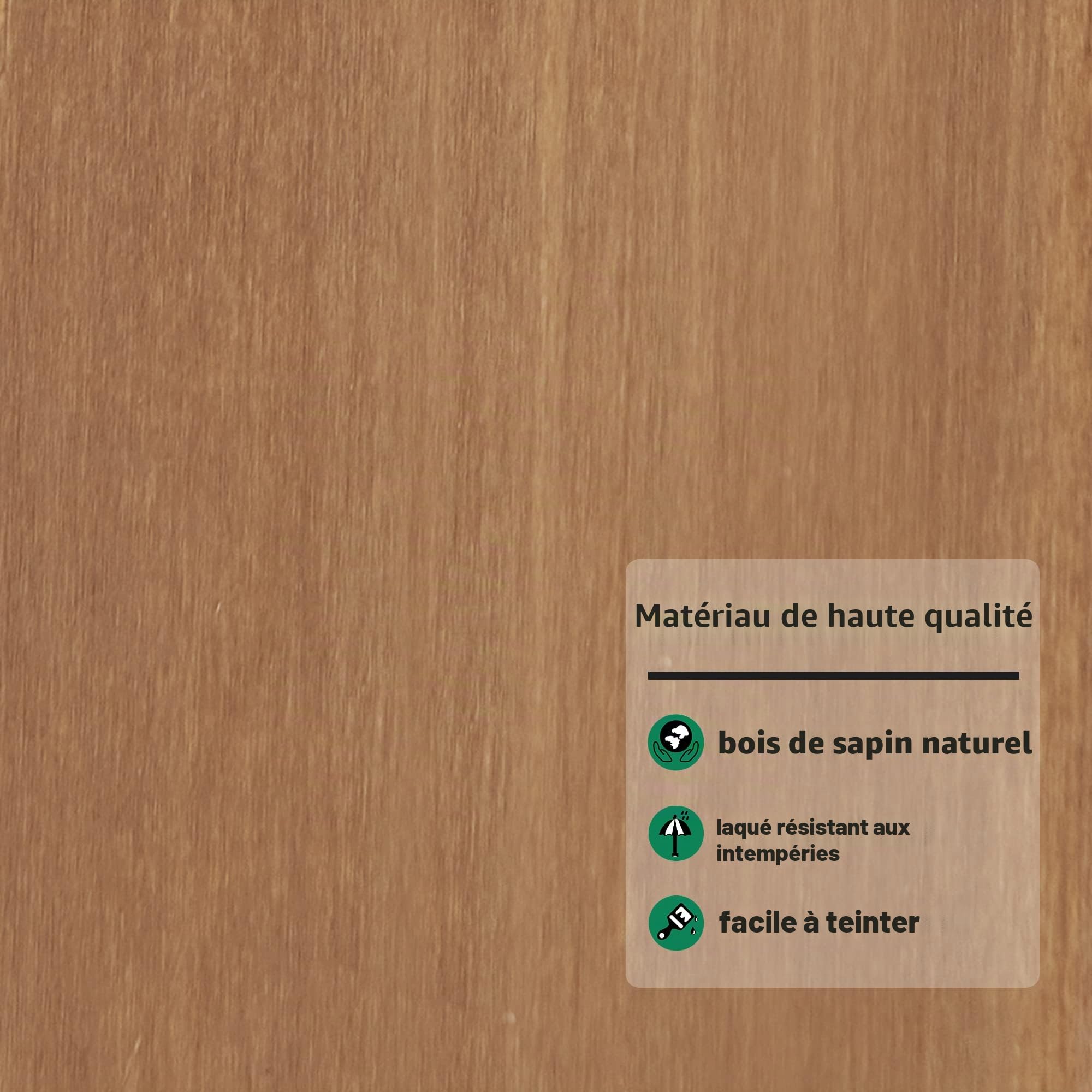 M MCombo Étagère à bois extérieure 90 × 185 × 186 CM avec couverture imperméable