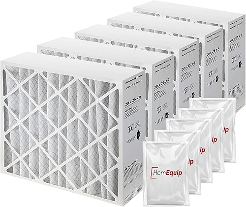 Miniatura 10 de Honeywell - Filtro de aire para horno de CA de 20 x 25 x 4, repuesto de filtro FC100A1037, medios de filtro Merv 11 con bolsa de eliminación