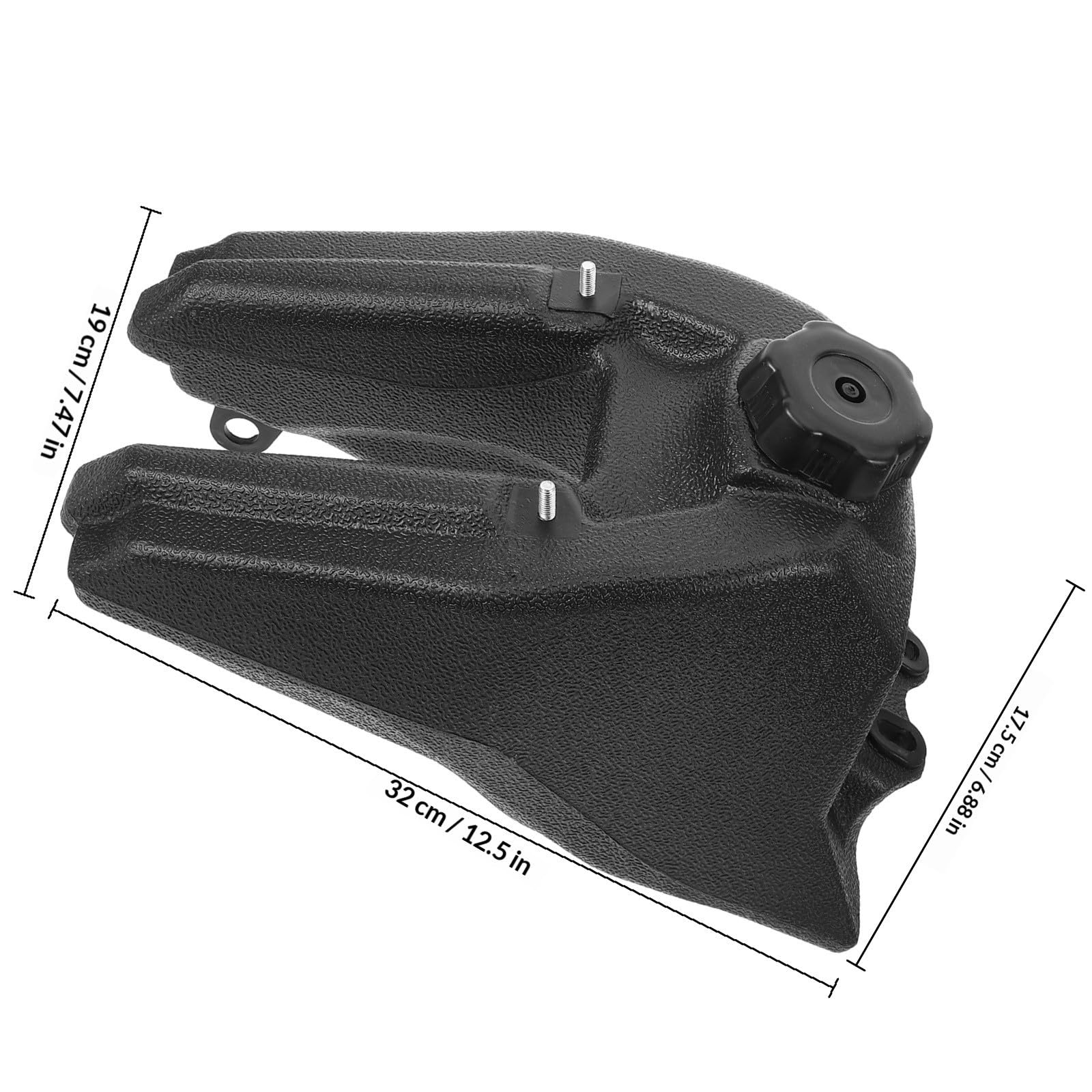 Serbatoio Gas Per Motocicletta In Plastico Nero Capacità Media Per Uso Offroad Con Montaggio Veloce