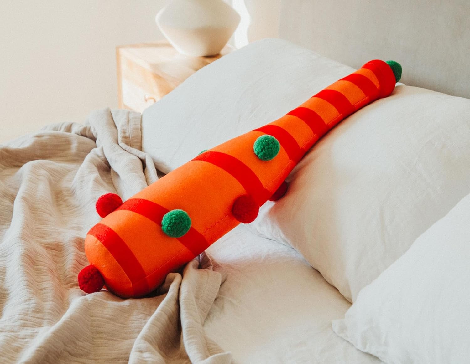 Killer Klowns from Outer Space Orange Baseball Bat 30-Inch Collector Plush Toy, Large Soft Stuffed Animal - Image 4