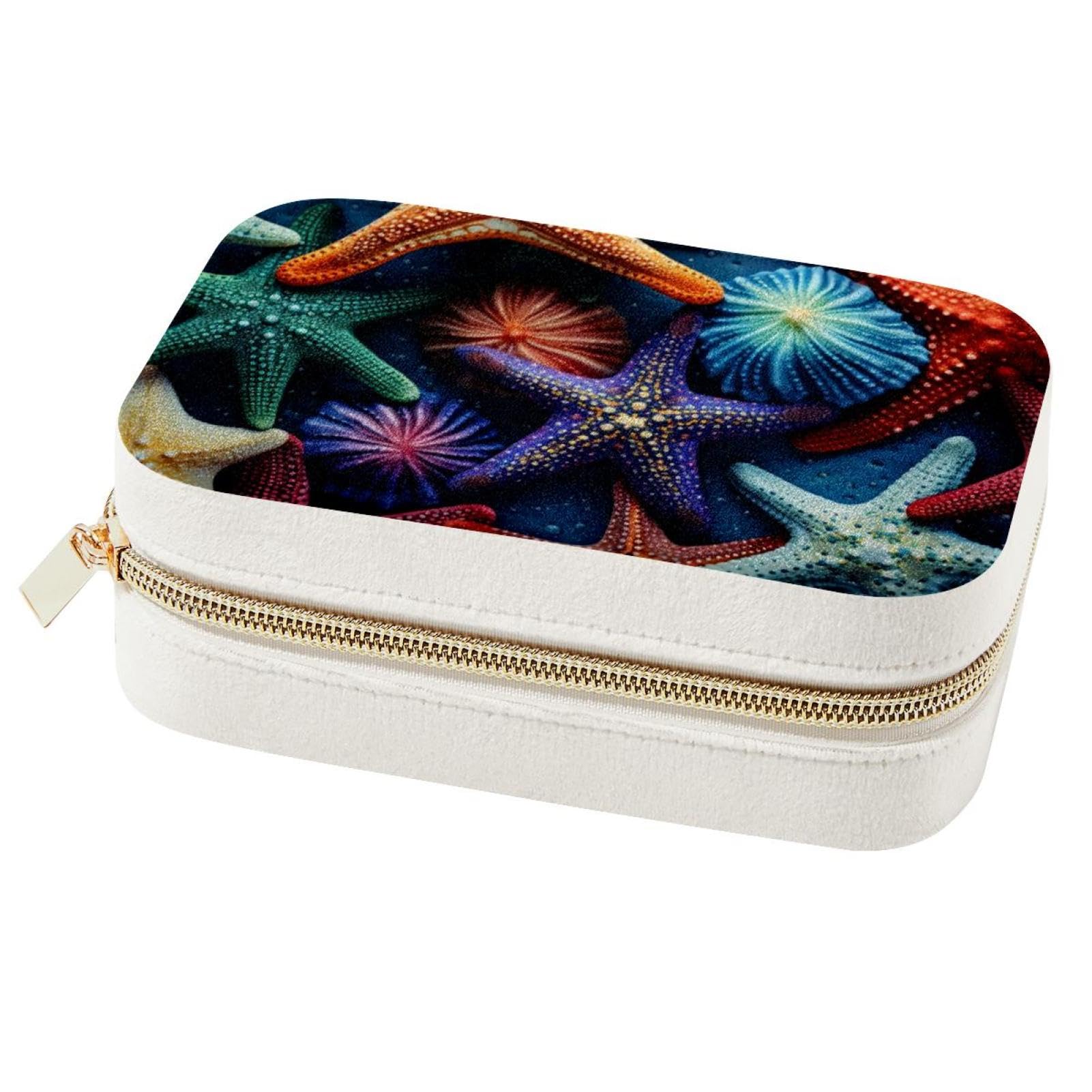 Boîte à bijoux étoile de mer pour le rangement de colliers et boucles d'oreilles