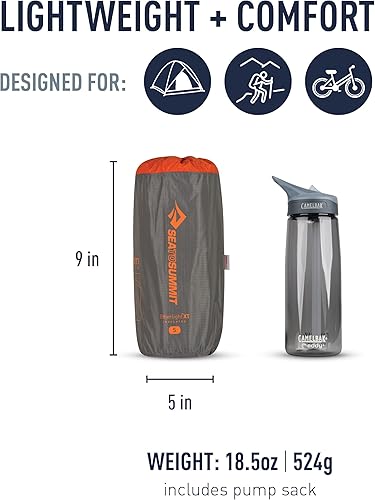 Miniatura 2 de Sea to Summit Ether Light XT - Colchón de aire aislado extragrueso, cónico, pequeño (66 x 21.5 x 4 pulgadas)