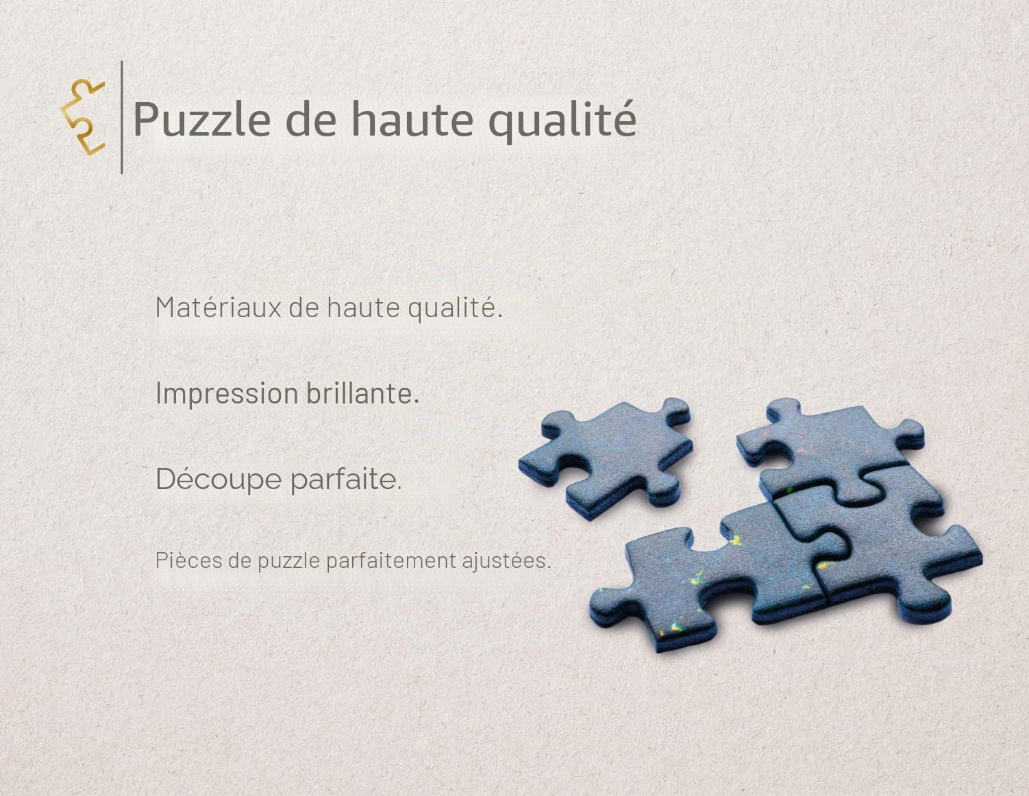 Ulmer Puzzleschmiede - Puzzle Galaxie 2000 pièces - Espace & Univers - Nébuleuse d'Andromède, Astronomie, Spectaculaire galaxie spirale 3D