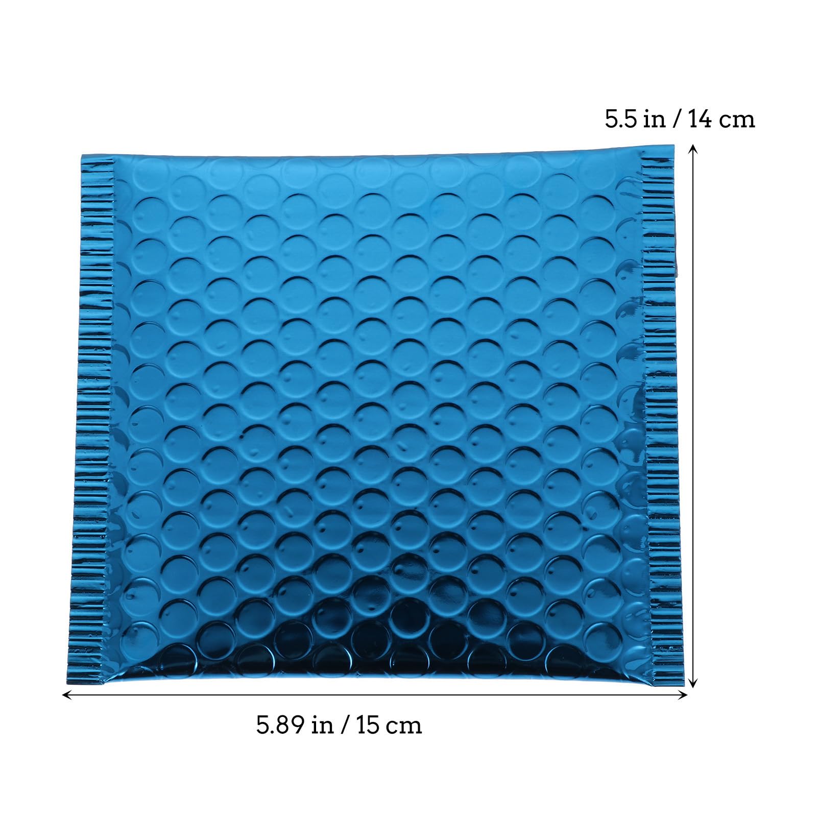 50 Sobres Acolchados Azules con Capa Metalizada para Embalaje Exprés, Autoadhesivos y Resistentes, Ideales para Envíos en Tiendas Casa