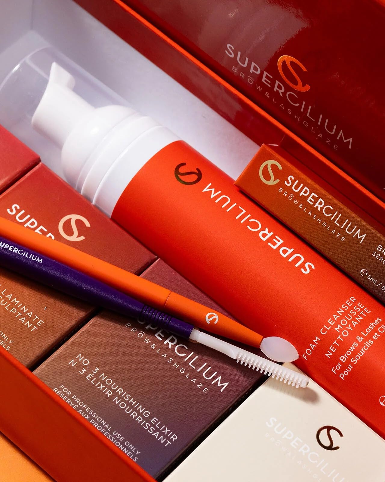 KIT DE LAMINADO DE CEJAS Y LIFTING DE PESTAÑAS - 40 TRATAMIENTOS - SUPERCILIUM