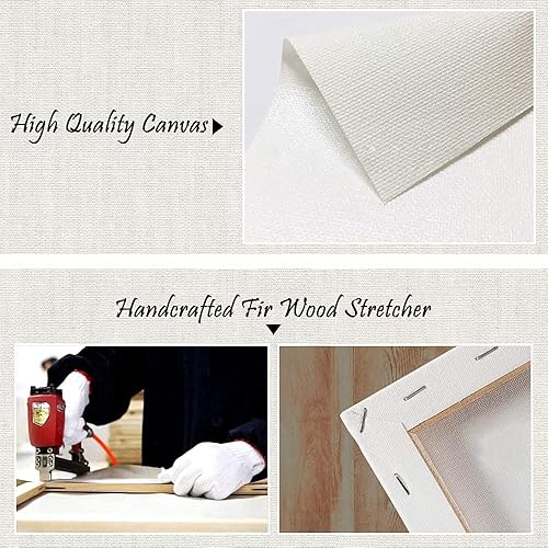 Miniatura 50 de Lienzo artístico para pared, pinturas de arte abstracto, fantasía azul, grafiti colorido sobre fondo blanco; decoración artística moderna para sala