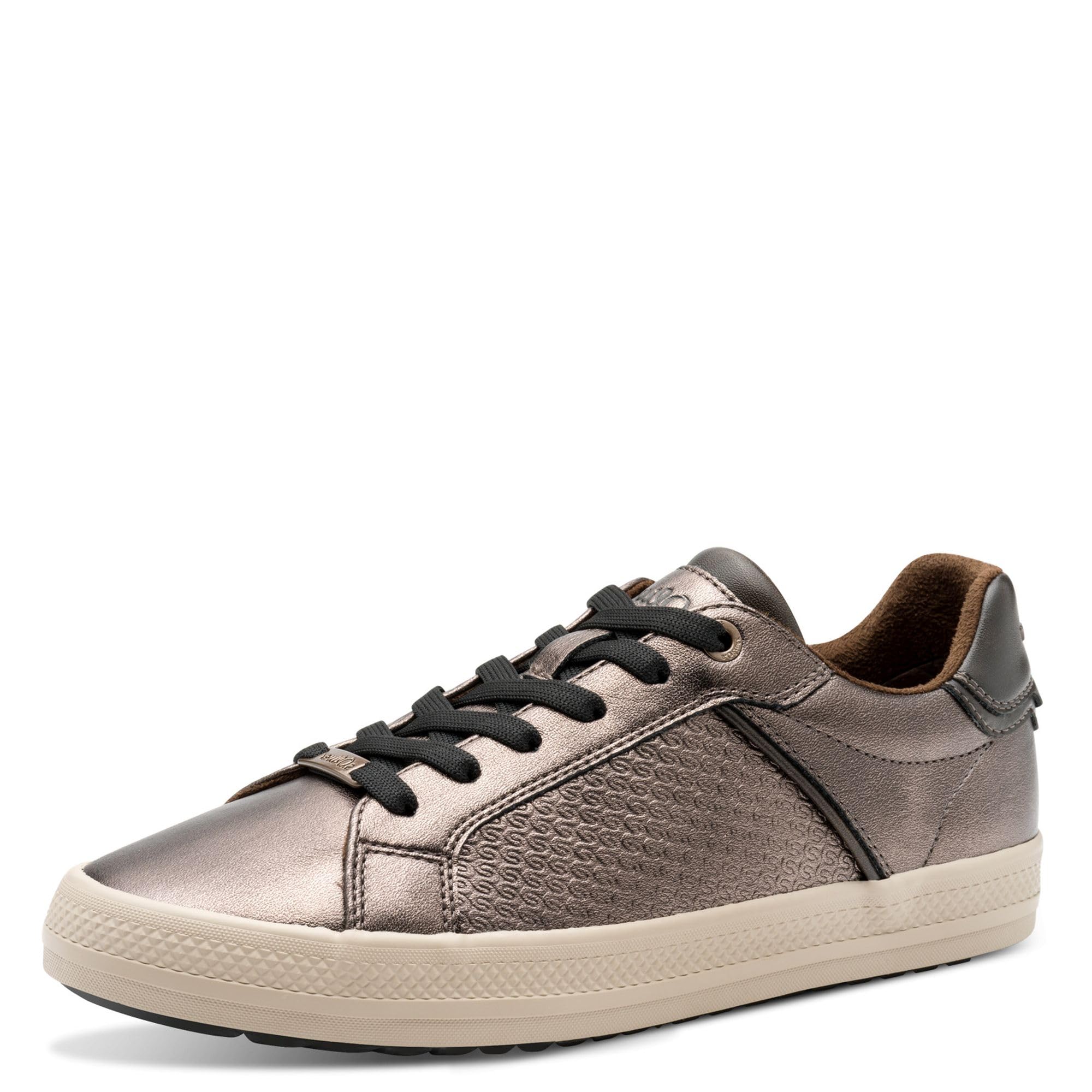 s.Oliver Women's Trainers, Flat, Lightweight, Comfortable, Gunmetal, 7.5 UK