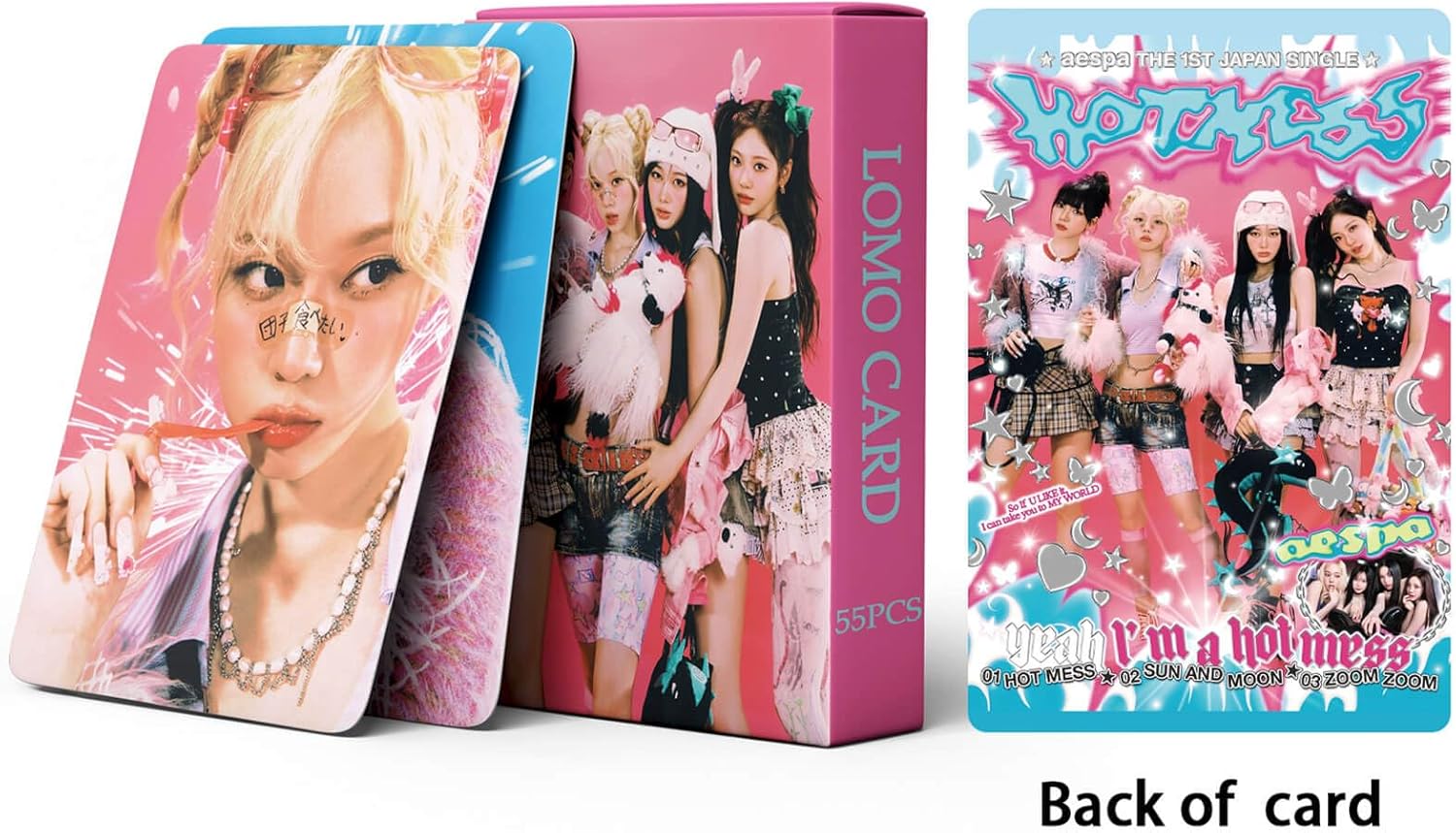 Kpop Posters 55-Piece Aespa Armageddon Photocard Set - K-POP