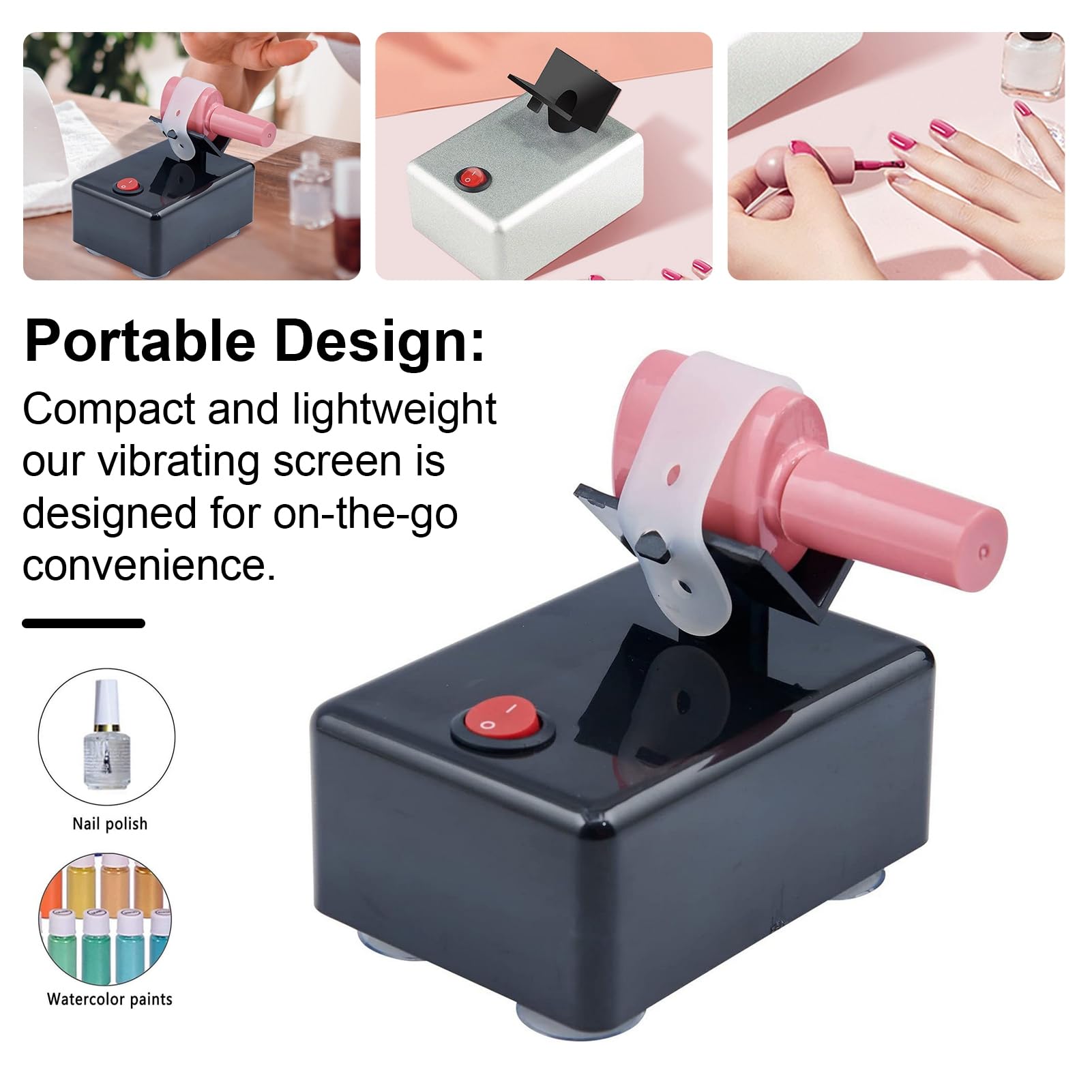 Mélangeur De Peinture Électrique - Shaker Vibrant 360° Pour Peinture, Vernis à Ongles Et Modélisme