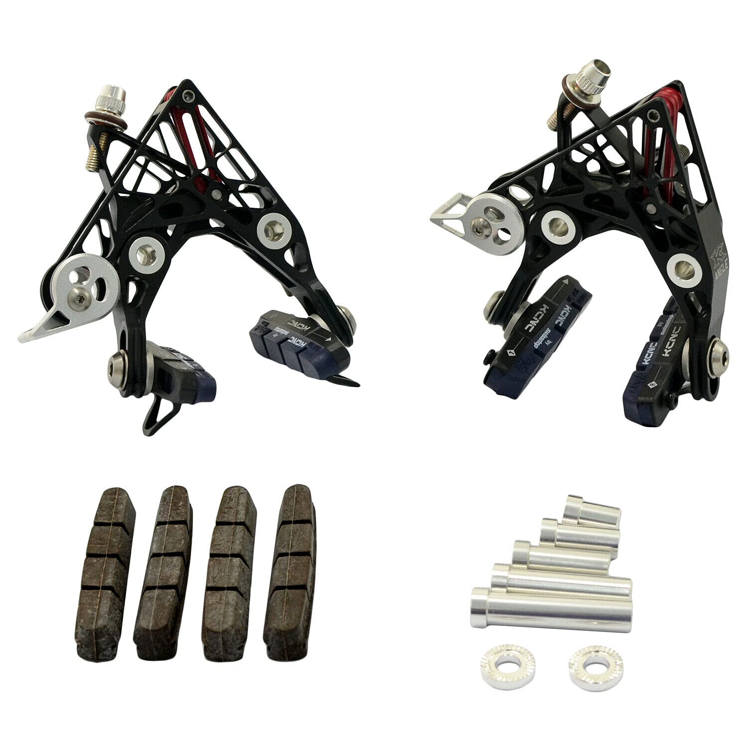 Amazon | KCNC CB3 Road ANGLE Brake Set (Front + Rear), Black, CB3 