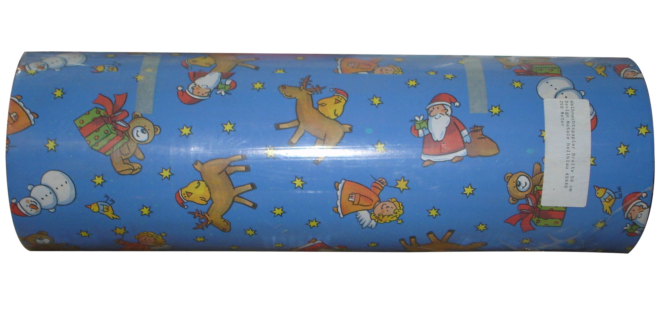 Woerner Geschenkpapier Weihnachten Natale Rolle 250m x 50cm