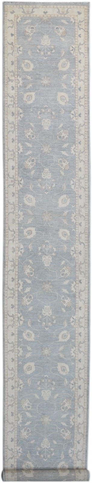 Kalaty One-of-a-Kind Hand-Knotted Area Rug, 2' 11" x 18' 11", Grey