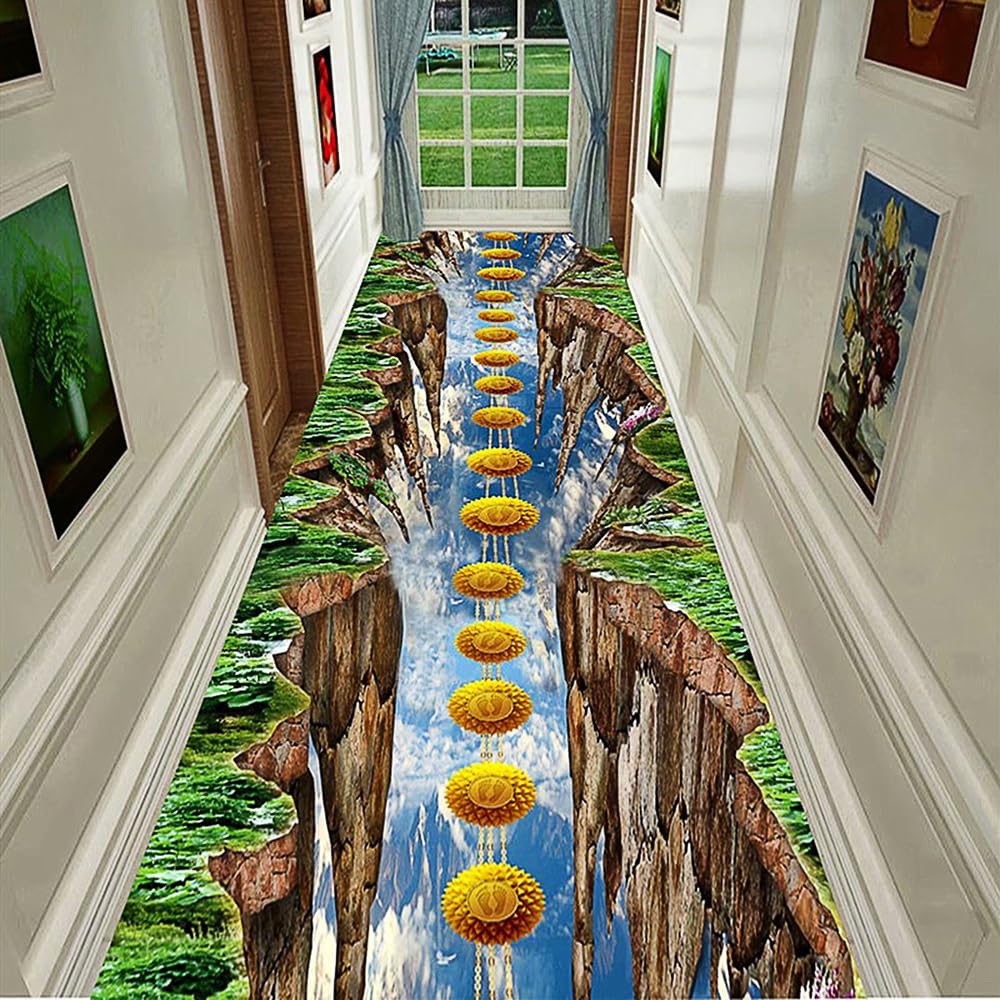 Tapis vision stéréo 180x280 cm : la solution déco pour dynamiser un couloir ou un salon terne