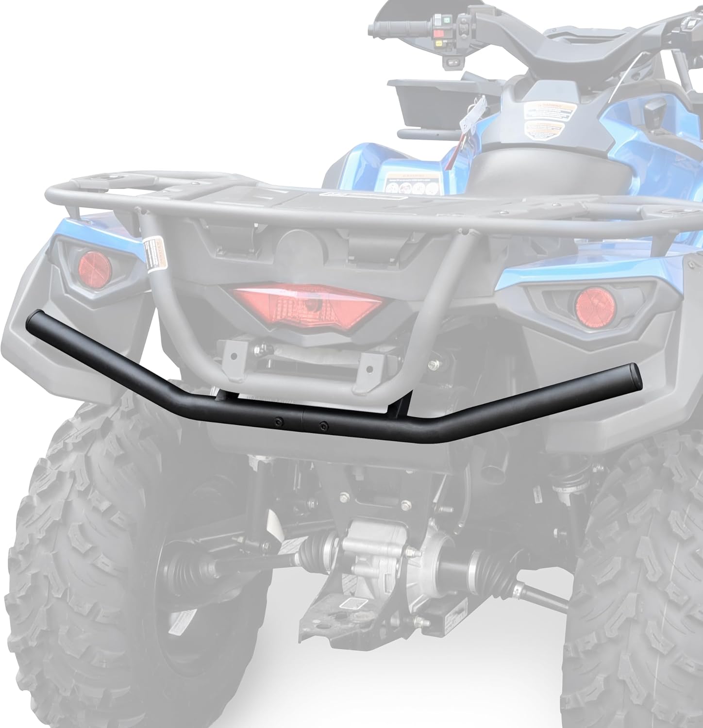 SAUTVS XT Rear Bumper Guard for Can Am Outlander 450 500 570 15-23, Combined Rear Bumper Bar Protector Rear Brush Guard for Can-Am Outlander 450 500 570 L Max 2015-2023 Accessories, Replace#715001911