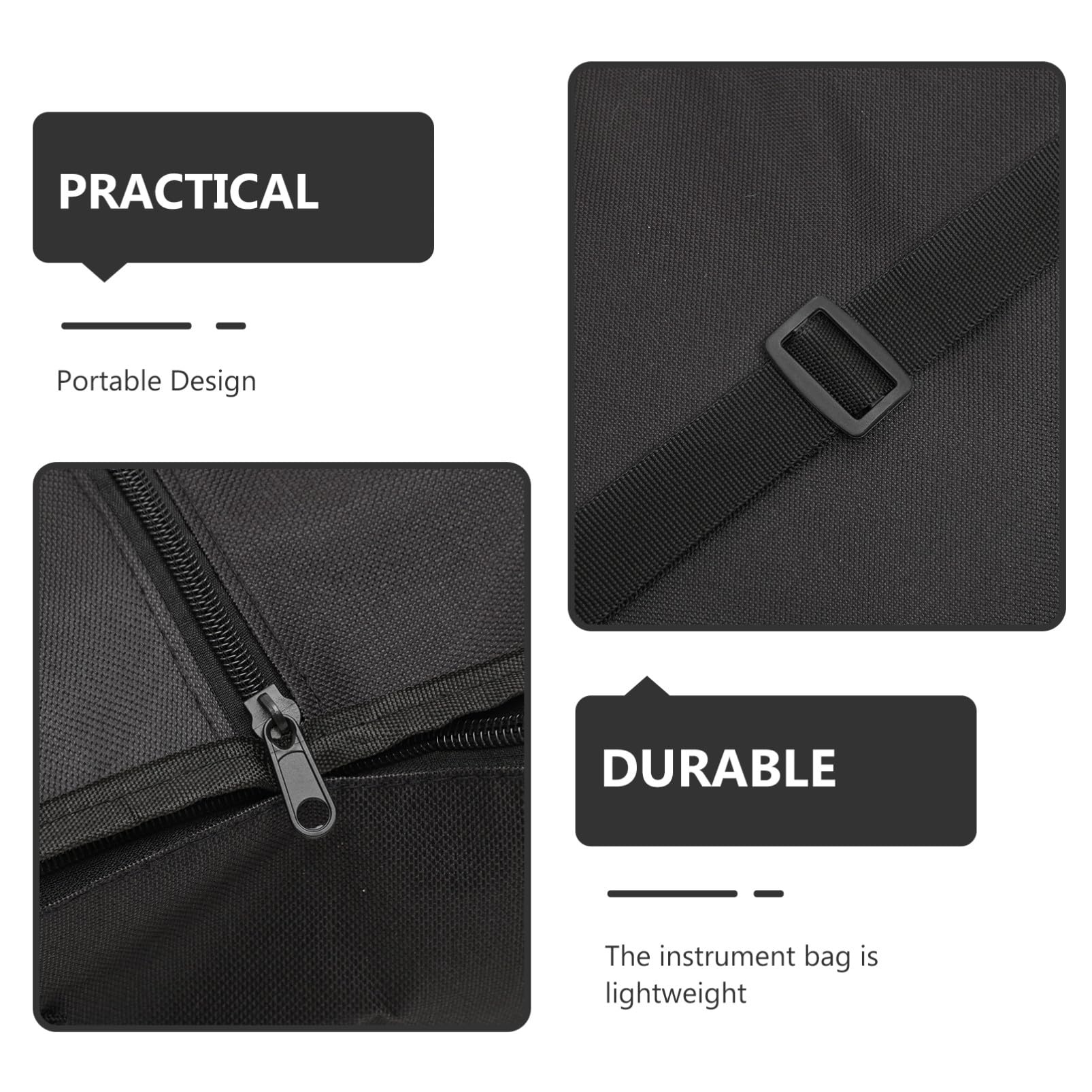 Housse de Guitare Acoustique 40/41 Pouces en Tissu Oxford 420d Imperméable, Paquet de Rangement Léger et Portable Bretelles Confortables, Étui Pratique pour Musiciens