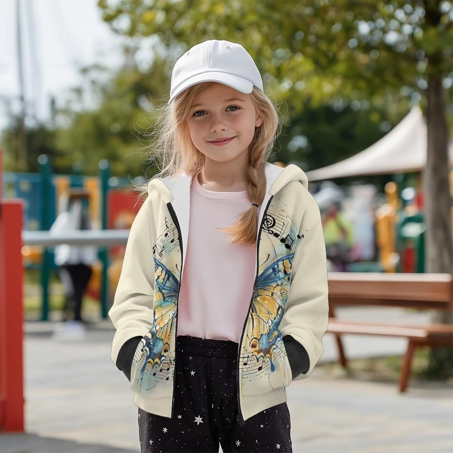 Kids Zip Up Hoodie Zipper Jackets for Girls Hooded Sweatshirt Fall Coat Winter Outfits Outerwear 6-16 Years