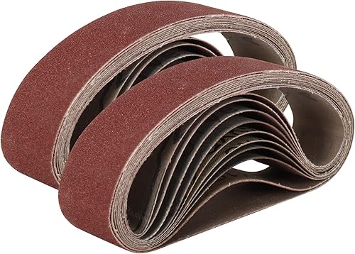 Mini cinturón de lijado de lijado de 1.2 pulgadas x 13 pulgadas 1203206008001000 grano 1203206008001000