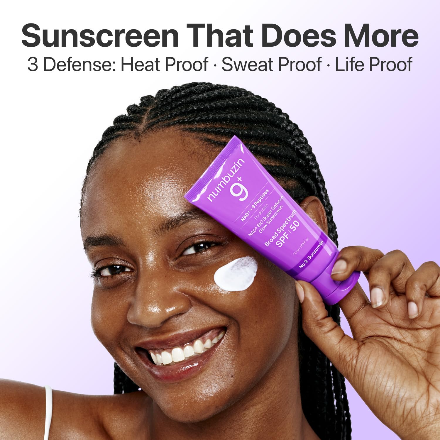 Amazon.com: numbuzin No.9 Sunscreen | Super Defense Glow Sunscreen