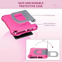 Vista 4 de Funda para tablet H D 8 para niños, funda para tablet 8 Plus (apta para versión 2022 y 2020), Auorld a prueba de niños, ligera, a prueba de golpes