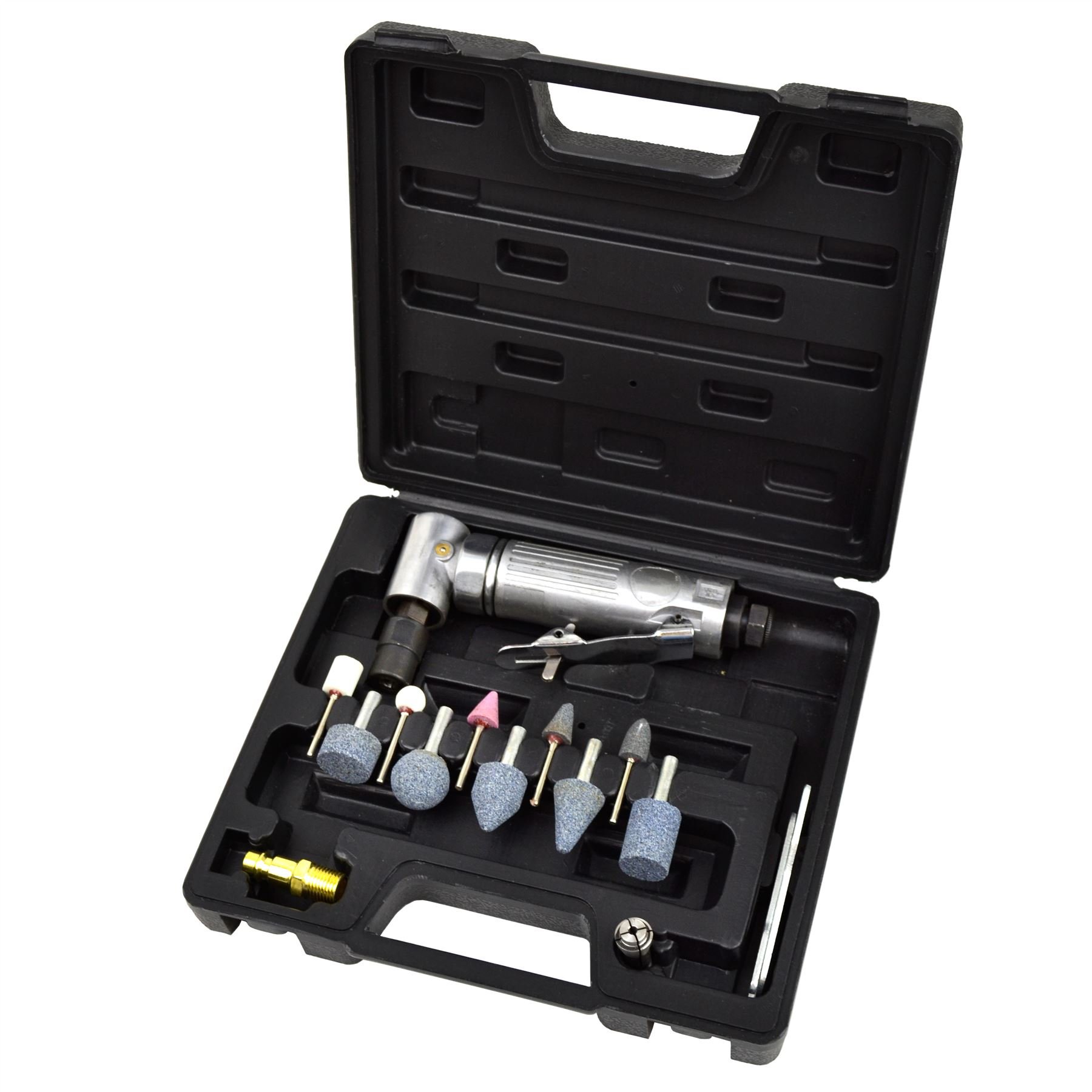 Amoladora angular de aire con muelas de 1/4 y 1/8 pulgadas 20000rpm TE375