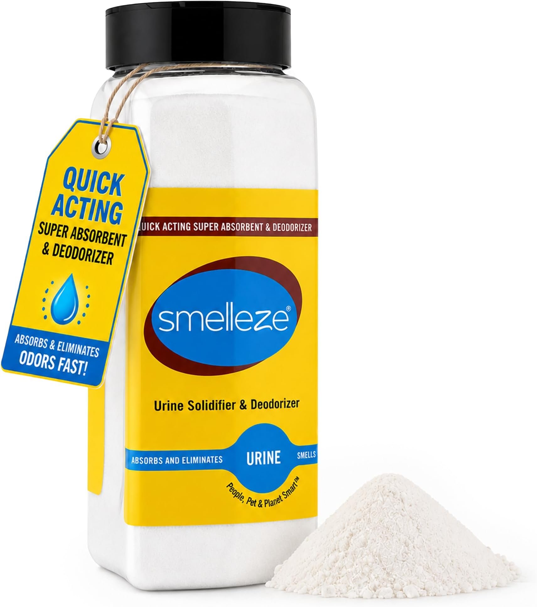Smelleze Urine Solidifier & Deodorizer Granules: 2.5 lb.