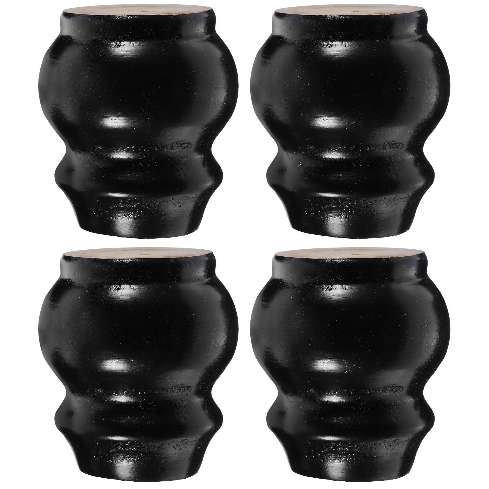 Patas de madera maciza PRETYZOOM para reparar sofás inestables y gabinetes antiguos