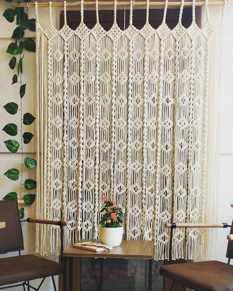 See full amazon price history chart for HIBA Macrame Curtain Large Boho Woven Wall Hanging Window Curtains Handmade Bohemian Decor for Window Doorway Closet Wedding Backdrop Arch Bedroom Living Room Apartment HIBA Macrame Curtain Large Boho Woven Wall Hanging Window Curtains Handmade Bohemian Decor for Window Doorway Closet Wedding Backdrop Arch Bedroom Living Room Apartment (B0CKBLJ2JQ) Amazon Price History, Amazon Price Tracker