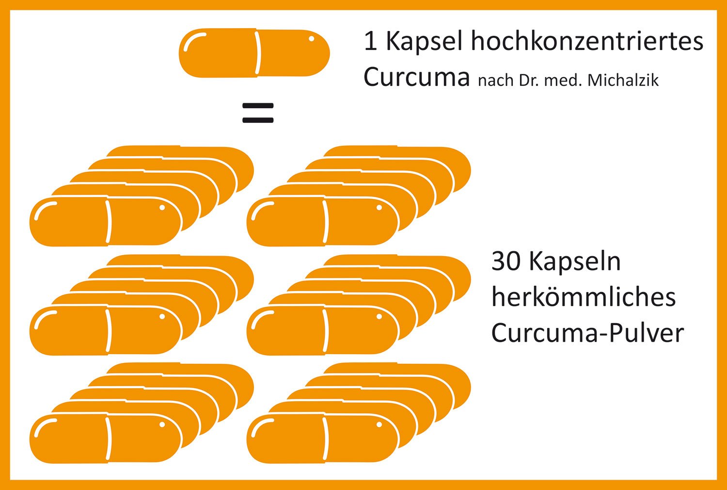 Curcuma Piperin forte Dr. med. Michalzik hoher Curcumin-Gehalt - 527,25 mg Curcuminoide - 10 mg Piperin Extrakt je Kapsel REIN NATÜRLICH nachgewiesen C14 ISOTOPEN ANALYSE - von BIOTIKON®