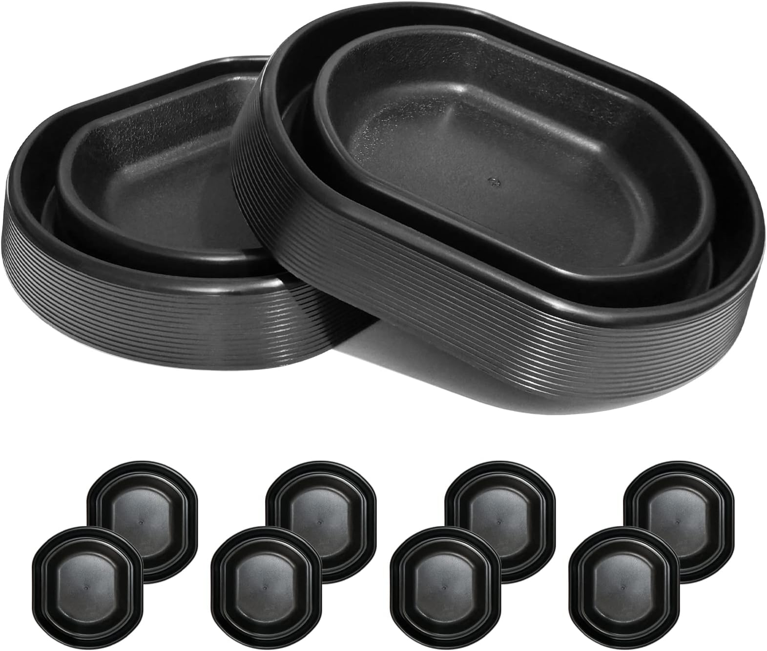 Bed Bug Traps UK | Interceptor | Bed Bug Trap | Bed Bug Detector | Bed Bug Monitor (Black, 8 Pack)