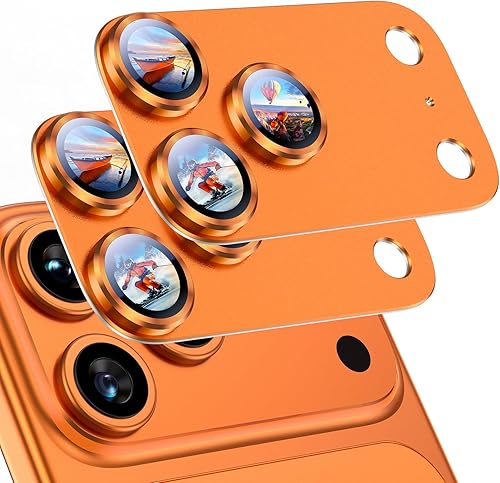 Miniatura 53 de Uyiton - Protector de lente de cámara de iPhone 15 Pro y 15 Pro Max, no se rompe fácil, fuerte absorción, compatible con fundas, cubierta de cámara