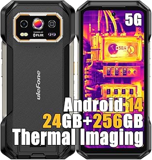 Ulefone Armor 27T PRO 5G Rugged Smartphone, MediaTek Dimensity 6300, 24GB+256GB Android 14, 64MP+50MP, 6.78" FHD+, 10600mAh Wireless Charge, Dual 4G, NFC GPS OTG