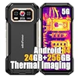 Armor 27T PRO 5G Rugged Smartphone Unlocked, Thermal Imaging Camera, Dimensity 6300 24GB+256GB Android 14 Cell Phone, 6.78