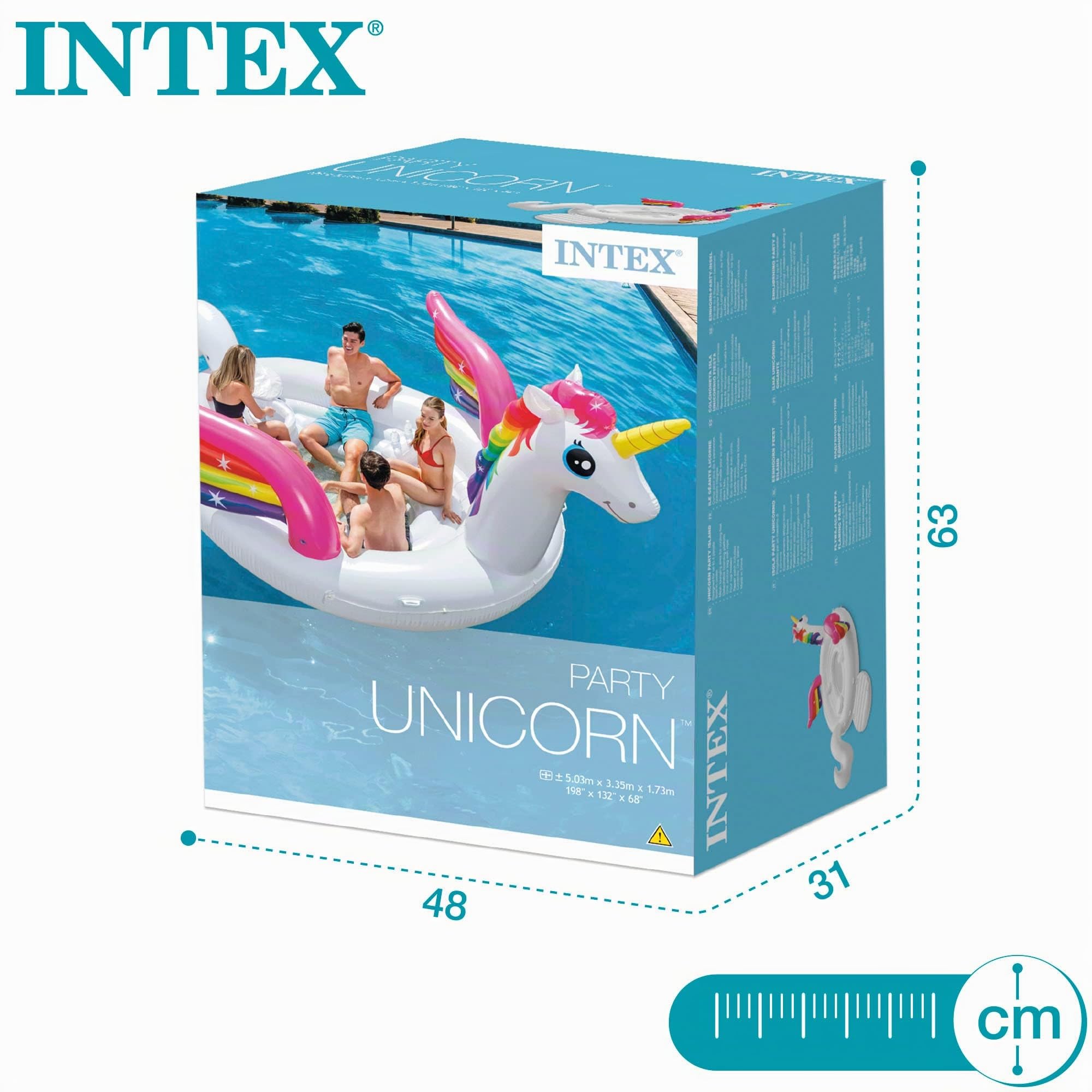 Badeinsel 57266 Party Einhorn