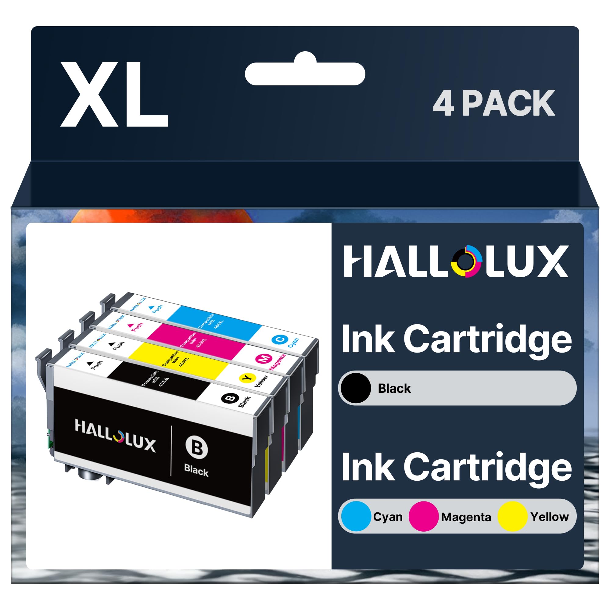405XL Tinte Kompatibel für Epson 405XL Druckerpatronen für Epson Workforce Pro WF-3820DWF WF-3825DWF WF-4820DWF WF-4825DWF WF-4830DTWF WF-7830DTWF WF-7835DTWF WF-7840DTWF