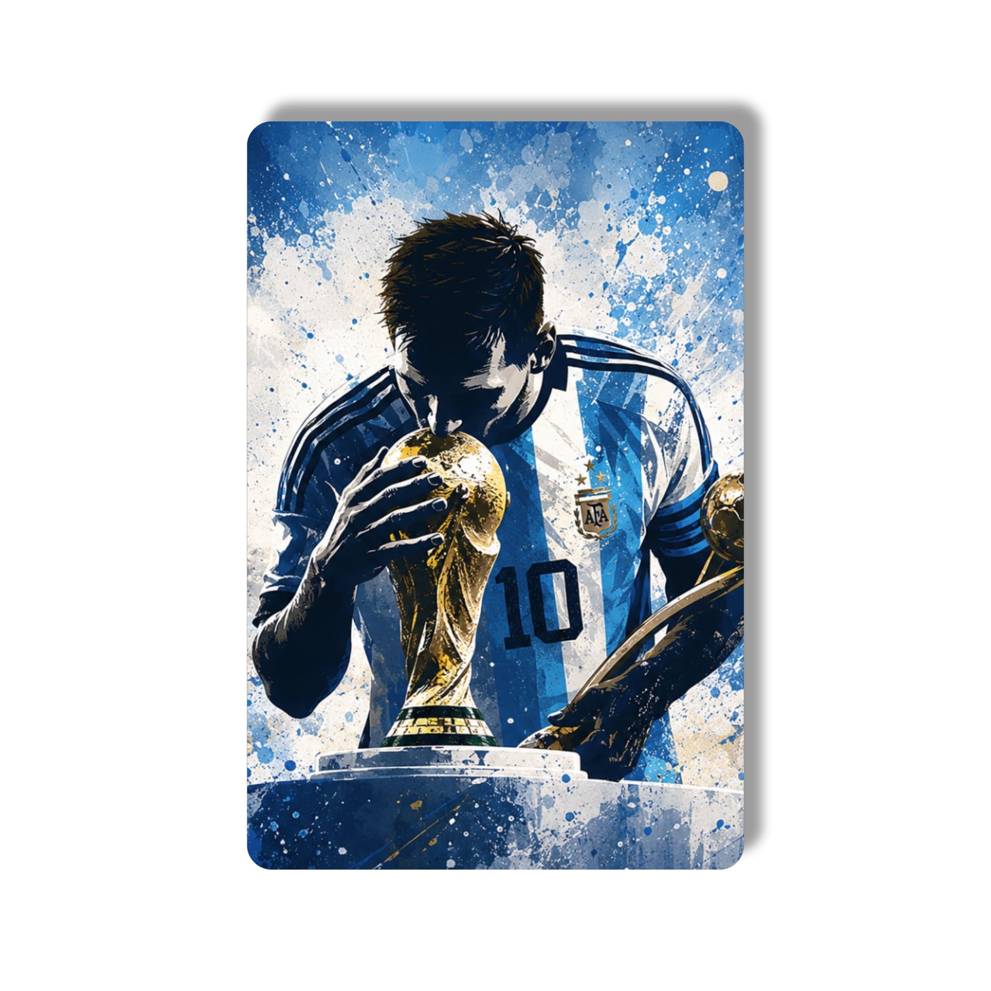 Football Fan Art Fridge Magnet | HD Printed MDF Refrigerator Magnet for Home, Office & Locker Decoration | Strong Magnetic Back | 5.5 x 8.5 cm | Pack of 1-image-21