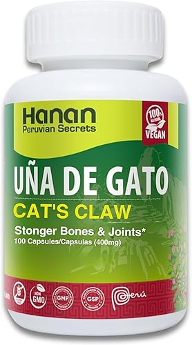 Miniatura 4 de Hanan Uña de Gato Uña de Gato  100 cápsulas  Ayuda naturalmente a apoyar el sistema inmunológico saludable