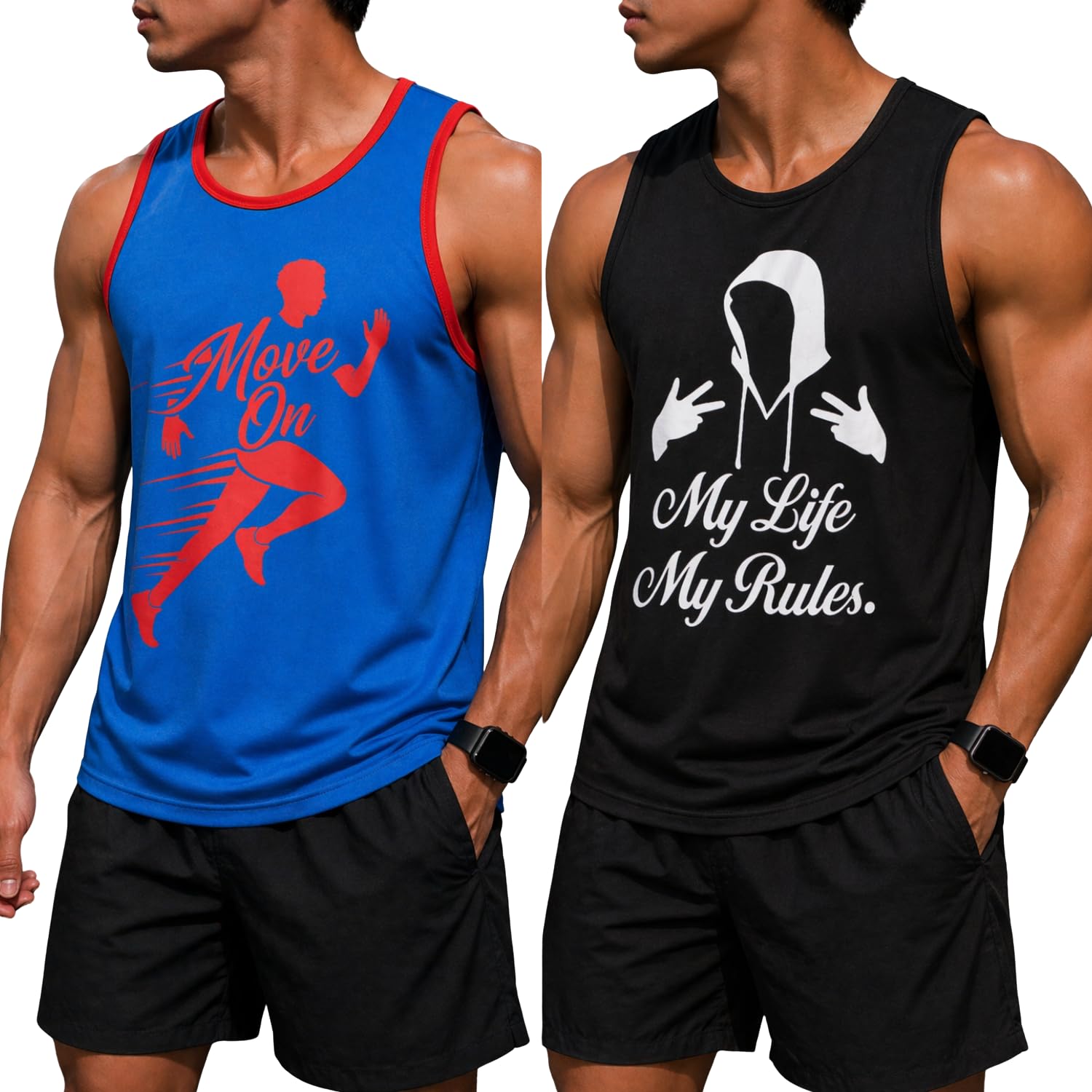 s.l. madhok Men’s Gym Vest Combo | Regular Fit Cotton Sleeveless Sando for Men's (Pack of 2)-picture-15