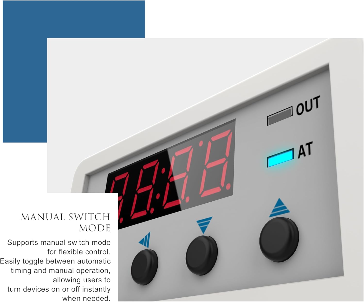 Blütezeit Smart Timer Relay – Programmable DC 5–30V Time Delay Module with LED Display, 0–9999 Cycles for Automatic Sliding & Swing Gate Openers