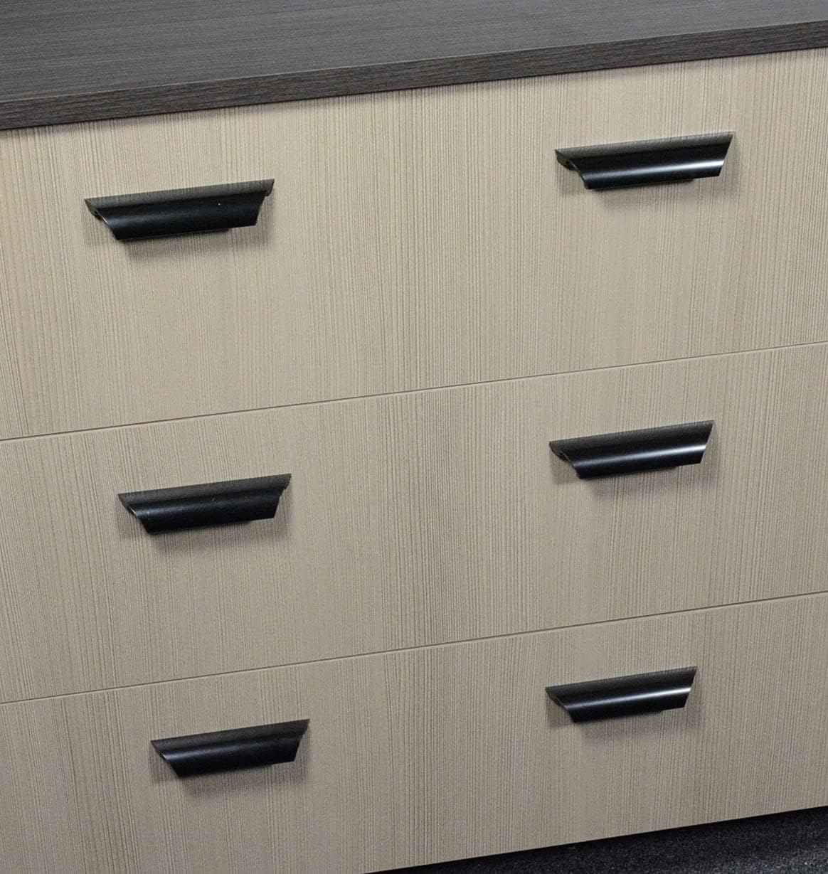 #3103-5 in. CKP Brand Hewson Pull, Gloss Black - 10 Pack