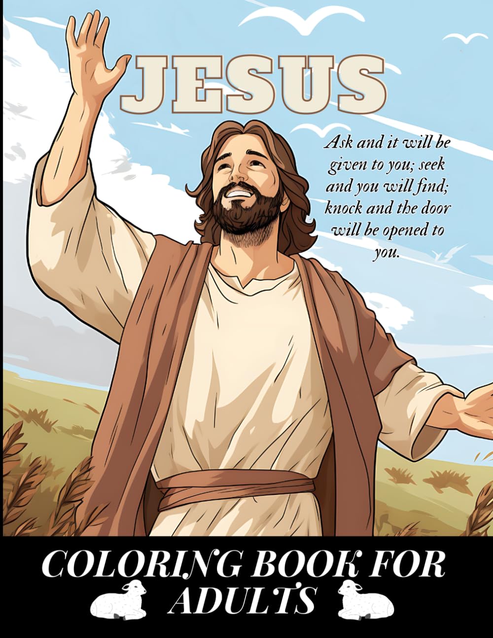 Amazon.com: JESUS COLORING BOOK FOR ADULTS: for Relaxation and Stress ...
