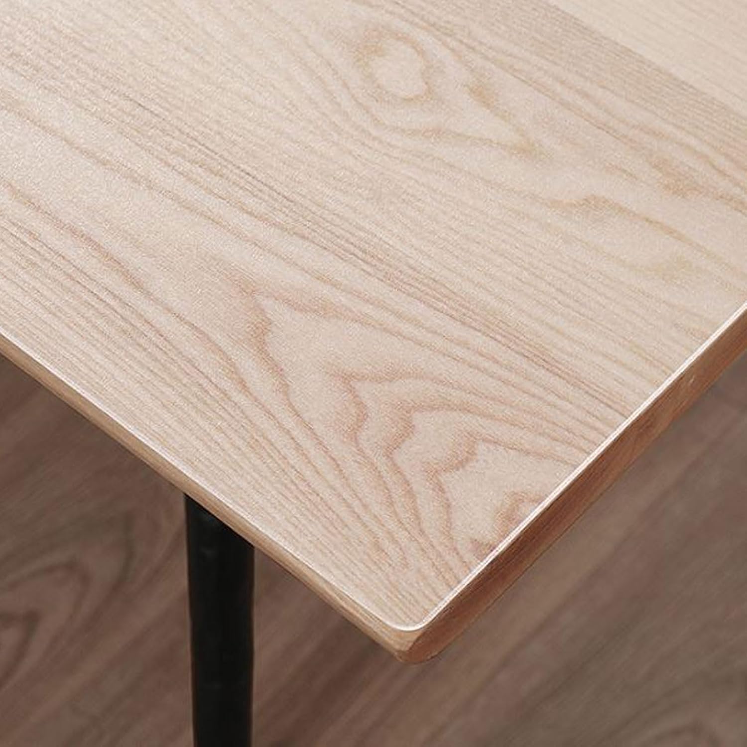 Clear Table Cover Protector 19.7x39.4in, Plastic Table Cover Rectangular, Clear PVC Dining Room Desk Pad Chair Mat, for Coffee Table, Writing Desk, Office Desk, End Table