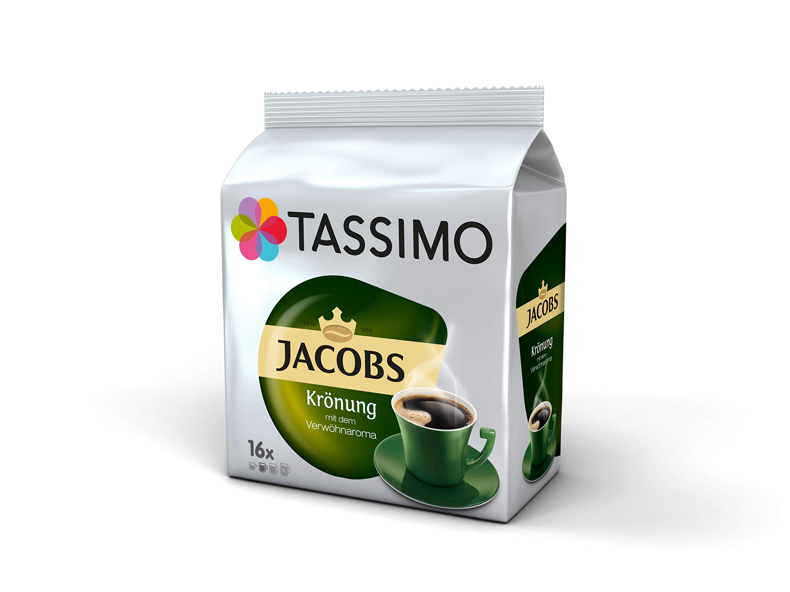 TASSIMO Kapseln Jacobs Krönung XL T Discs 10x16 Getränke Kaffeekapseln
