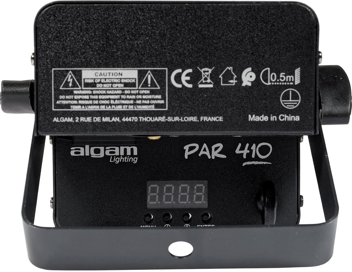 ALGAM LIGHTING - PAR 410 QUAD - Projecteur Par LED 4 x 10W RGBW - 125 x 125 x 110 mm - IP20