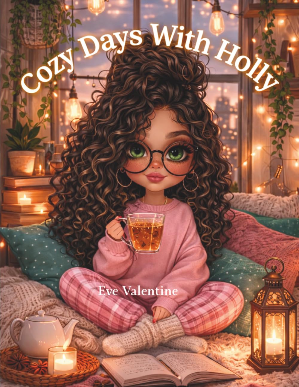 Cozy Days with Holly: Cute and Relaxing Coloring Pages for Teens and Adults