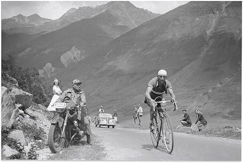 Tour De France - Póster de ciclismo vintage de 1950 para dormitorio, decoración de dormitorio, paisaje deportivo, oficina, habitación, regalo,