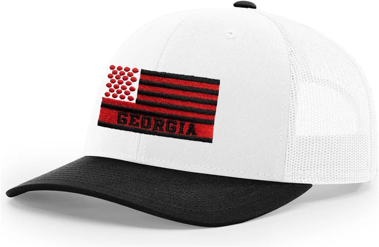 Heritage Pride Mens Baseball Trucker Hat - Embroidered American Flag Football Team Cap